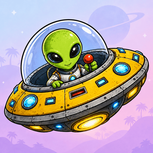 Landro: UFO Landing game logo